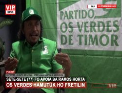 Sete-Sete Apoia Ramos Horta, Os Verdes Hamutuk FRETILIN