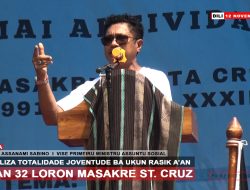 Tinan 32 Masakre Santa Cruz, Assanami: Simboliza Totalidade Juventude ba Luta Ukun Rasik A’an