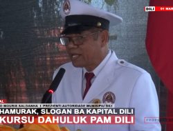 Video: Diskursu Dahuluk PAM Dili, Gregorio Mouris Saldanha  I  Sei Halo Dili HAMURAK