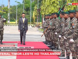 PR Horta Simu Karta Kredensial hosi Embaixador Thailandia