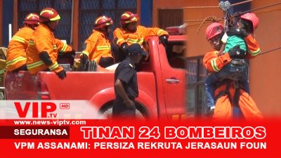 Tinan 24 Bombeiros, VPM Assanami: Persiza Rekruta Jerasaun Foun