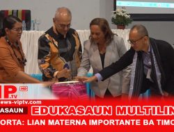Edukasaun Multilingi, PR Horta: Lian Materna Importante ba Timoroan