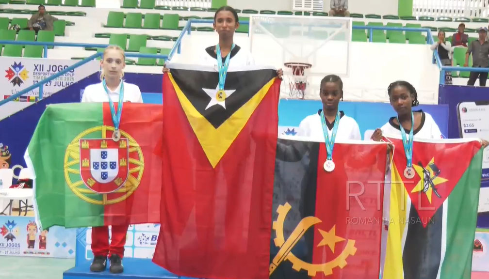 Taekwondo Oferese Ona Medalla Osan Mean no Osan Mutin