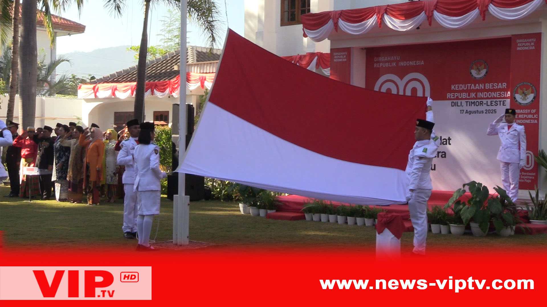 WNI di Timor-Leste Rayakan HUT RI Ke-80