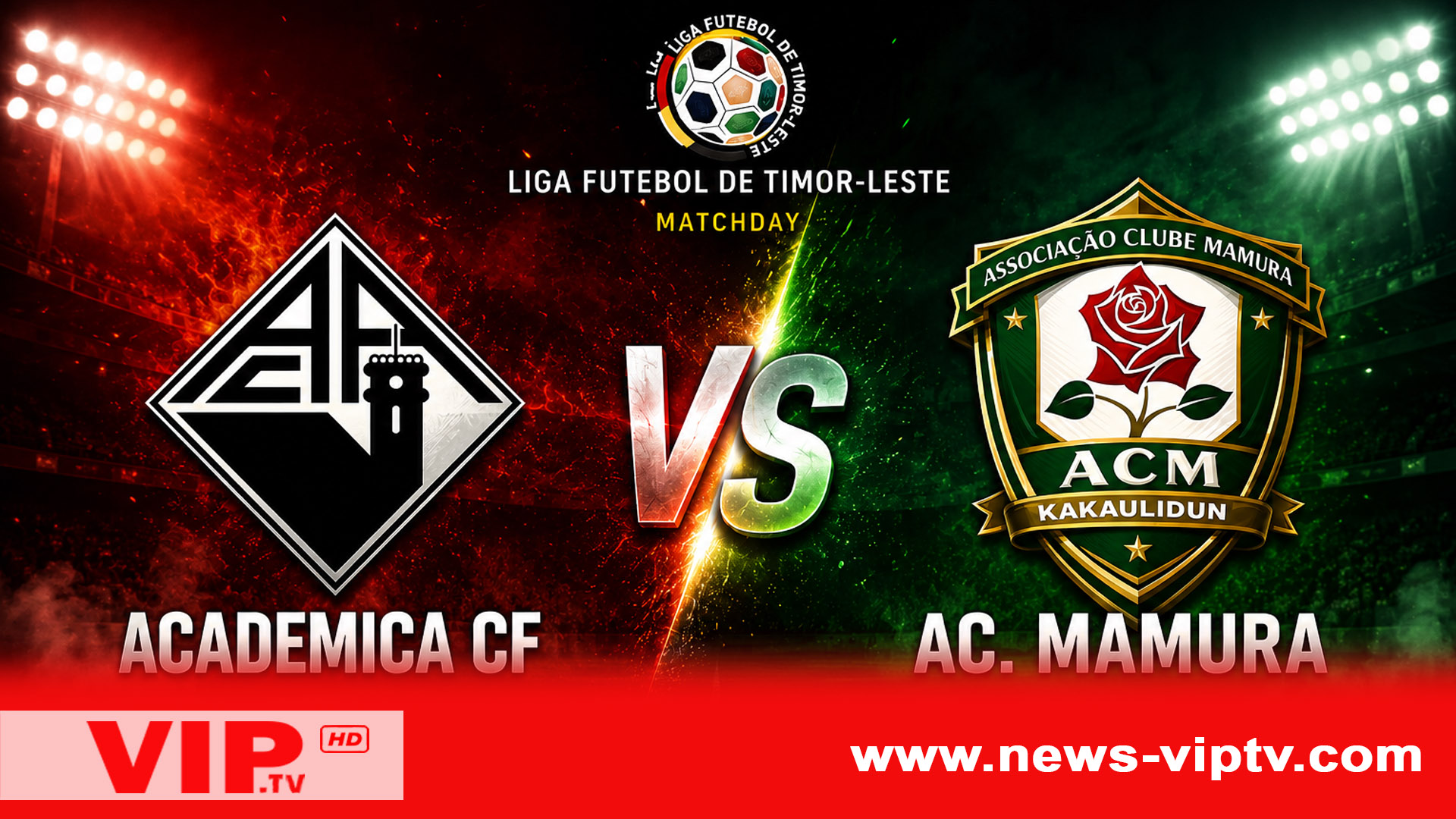 LIGA TIMORENSE GRUPU B  I  KONFERENSIA IMPRENSA ACADEMICA CF VS AC. MAMURA